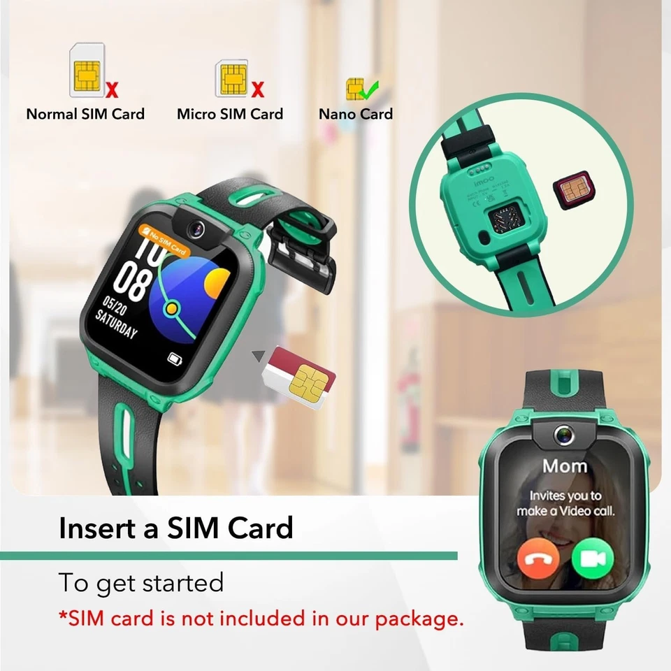 imoo Z1 Smartwatch Kinder, 4G Kinderuhr Mit GPS Tracker Kinder und Telefon - Bild 3 von 4