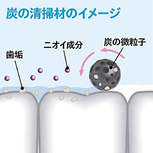Agente limpiador fórmula carbón Sumigaki pasta de dientes de Japón 100 g x 3 piezas - Imagen 4 de 6