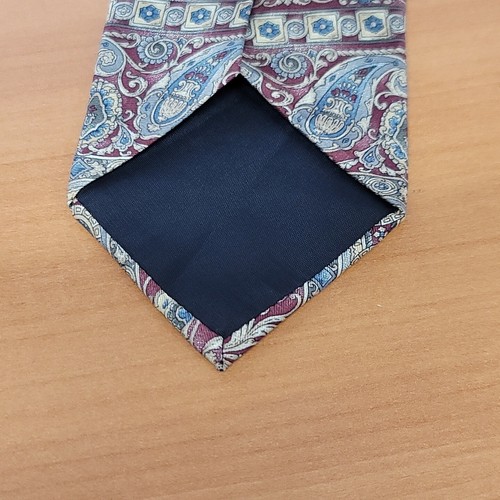 GRAHM AND LOCKWOOD PAISLEY PATTERN SILK MENS TIE NECKTIE 56" 3.75" - Picture 2 of 3