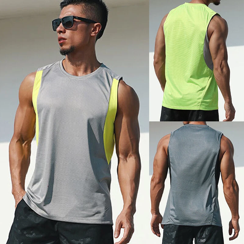 Gym vest t best sale shirt
