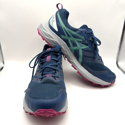 Asics Sonoma 6 G-TX Goretex Blue Womens Sz 11.5 Trail Waterproof Hiking Shoes