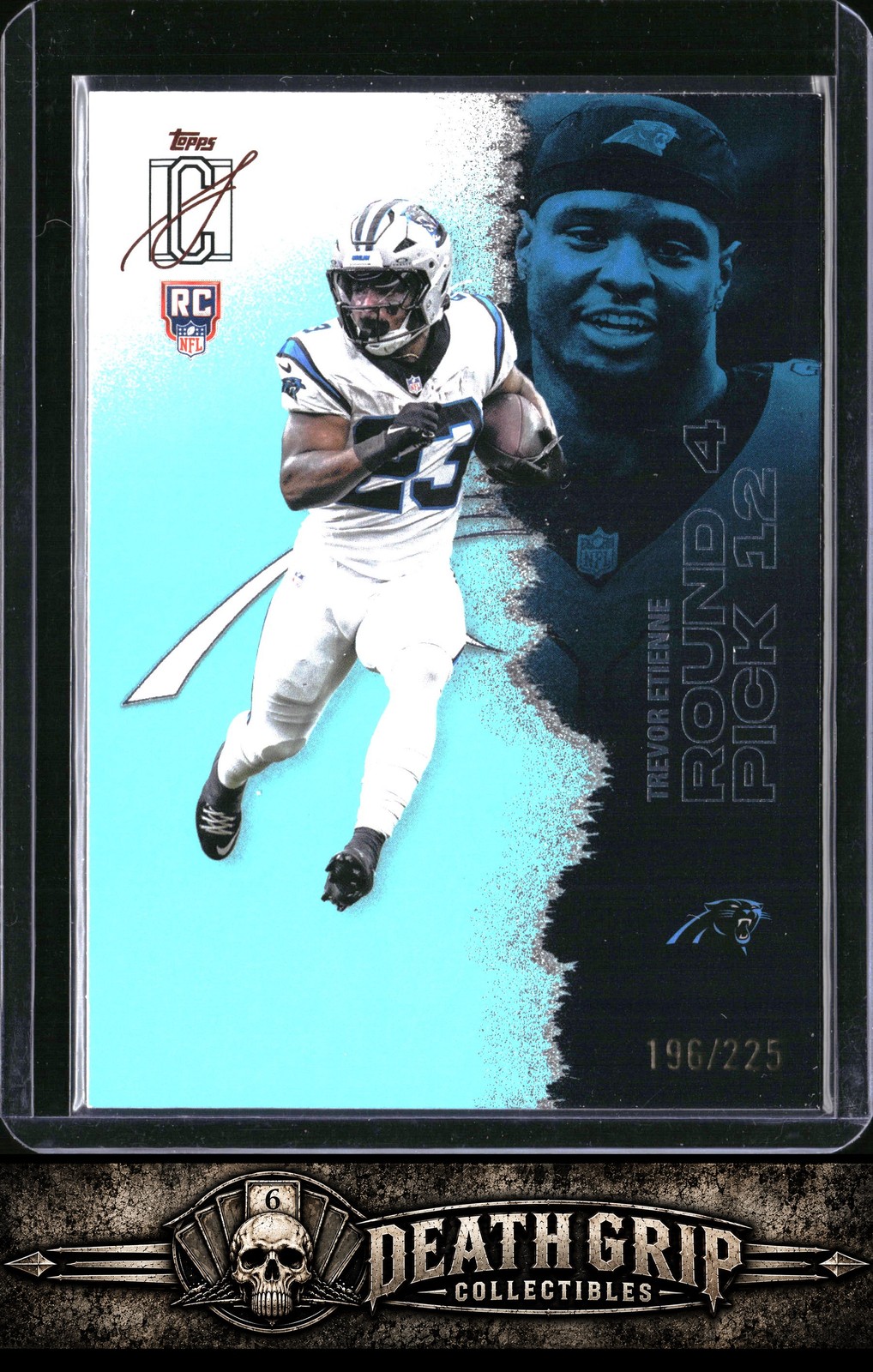2025 Topps Signature Class #179 Trevor Etienne Teal #/225
