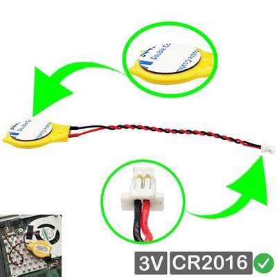 CR2016 CMOS Batterie mit Steckerkabel für Lenovo ThinkPad X1 Carbon 4th Gen 20FB