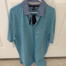 NWT Men's Tommy Hilfiger Short-Sleeve Classic Fit Polo Shirt Size M