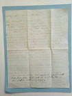 19thC vintage handwritten family correspondence letter c.1854 Wales Center — photo 2