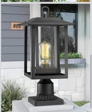 Outdoor Post Light, Large Exterior Lamp Post Light Pier Mount