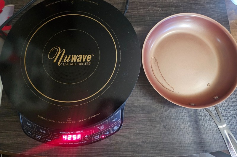 NuWave Precision Pic Gold Portable Conduction Cooktop/plus Skillet