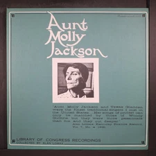 AUNT MOLLY JACKSON: library of congress recordings ROUNDER 12" LP 33 RPM