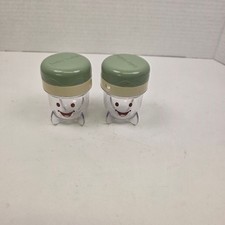 two Baby Bullet Food Blender Processor Short Cup With Lid Replacement Part