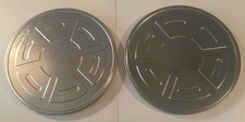 CD  DVD  BLUE-RAY  CD-ROM  Aufbewahrungsbox  rund  Aluminium  2 St&uuml;ck