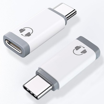 ''2 Pack USB C to Light-ning Audio Adapter, Type C Male White ''