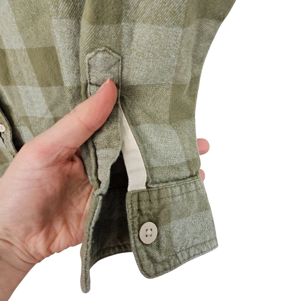 Camisa de franela Burton para mujer algodón orgánico a cuadros talla S Gorpcore exterior Foto 4 de 4