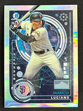 Marco Luciano ROOKIE CARD 2024 Bowman Chrome Bowman AI #3 San Francisco Giants. rookie card picture