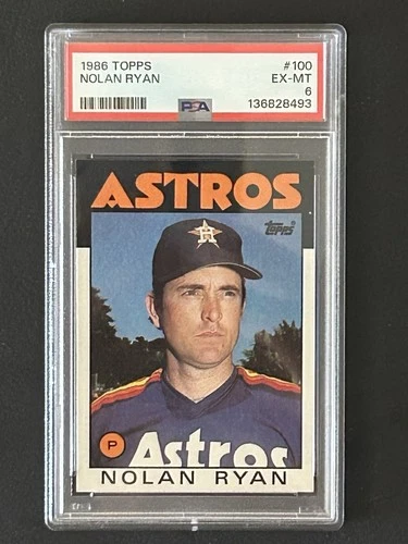 1986 Topps - Nolan Ryan #100 PSA 6