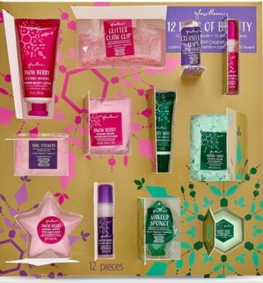 GLOW BLOOM 12 DAYS OF BEAUTY ADVENT GIFT SET 2024 CALENDAR SEALED NEW GLOSS BATH