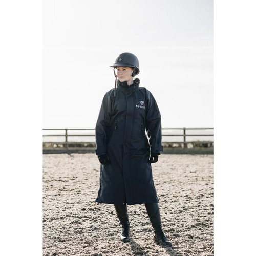 Chaqueta impermeable EQUIDRY EQUIMAC con forro de malla fina - negra/negra - Imagen 6 de 7