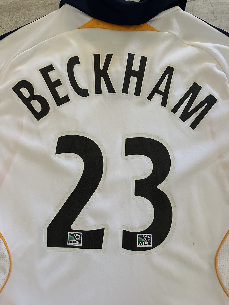 Authentic Adidas David Beckham LA Galaxy 2007-08 Home Soccer