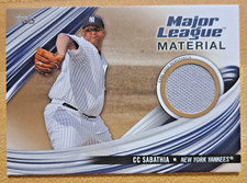 2023 Topps Series 2 Major League Material Gold Relic /50 CC Sabathia #MLM-CS