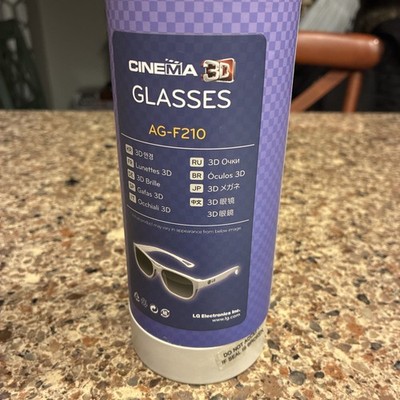 3D Glasses AG-F210 For LG NEW 2 Glasses Pack Open Box