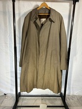 Vintage London Fog Maincoats Baltimore USA 46L Trench Raincoat Parliament Plush