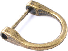 4Pcs 1 Inch D-Rings Horseshoe Shape D Ring,U Shape D Rings,Screw in Shackle Hors
