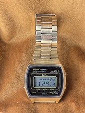 casio 83QGS - 41  80s alarm chronograph gold tone in really nice condition 
