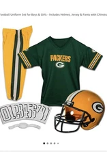 Green Bay Packers Kids NFL 5pc Football Uniform Set - Small
