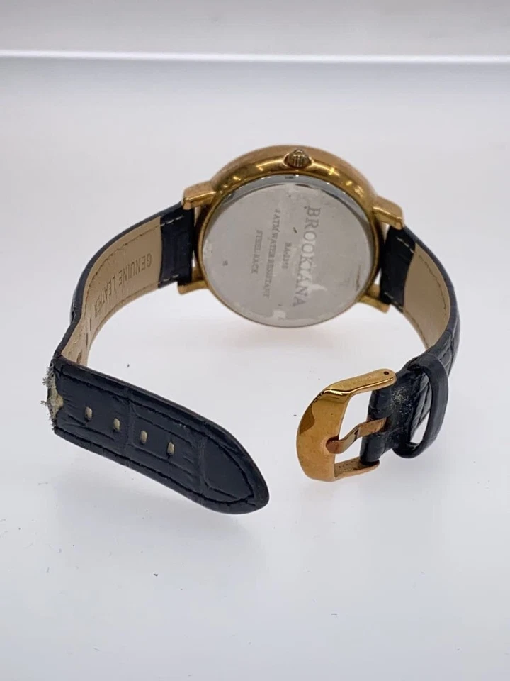 Автоматические механические часы brookiana BA-2310 черная кожа аналоговые отличное состояние - Изображение 4 из 4