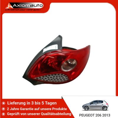   RECHTE HINTEN LICHT   PEUGEOT 206 + 2009-2013 6351GV  