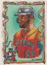 YORDAN ALVAREZ TOPPS SHOEBOX TREASURES BY ANDY FRIEDMAN BASE ASTROS #31 2025 25