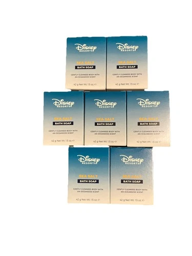New Walt Disney Resorts Sea Salt Bath Soap Lot of 7 units FREE SHIPPING