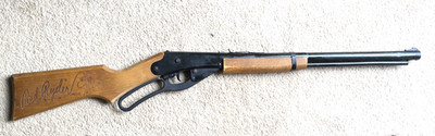 Daisy Model 1938 Red Ryder Carbine BB Gun Wood Stock - Rogers,  AR USA, WORKS!