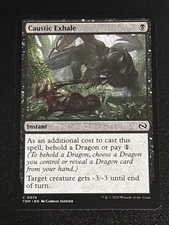 MTG Tarkir: Dragonstorm Caustic Exhale 0074 NM