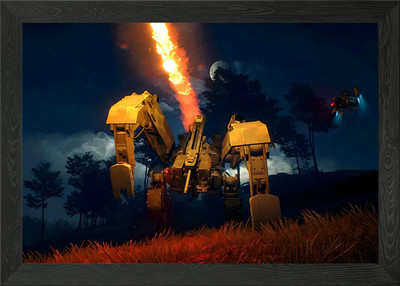 Generation Zero Framed Wall Art Poster Canvas Print Picture