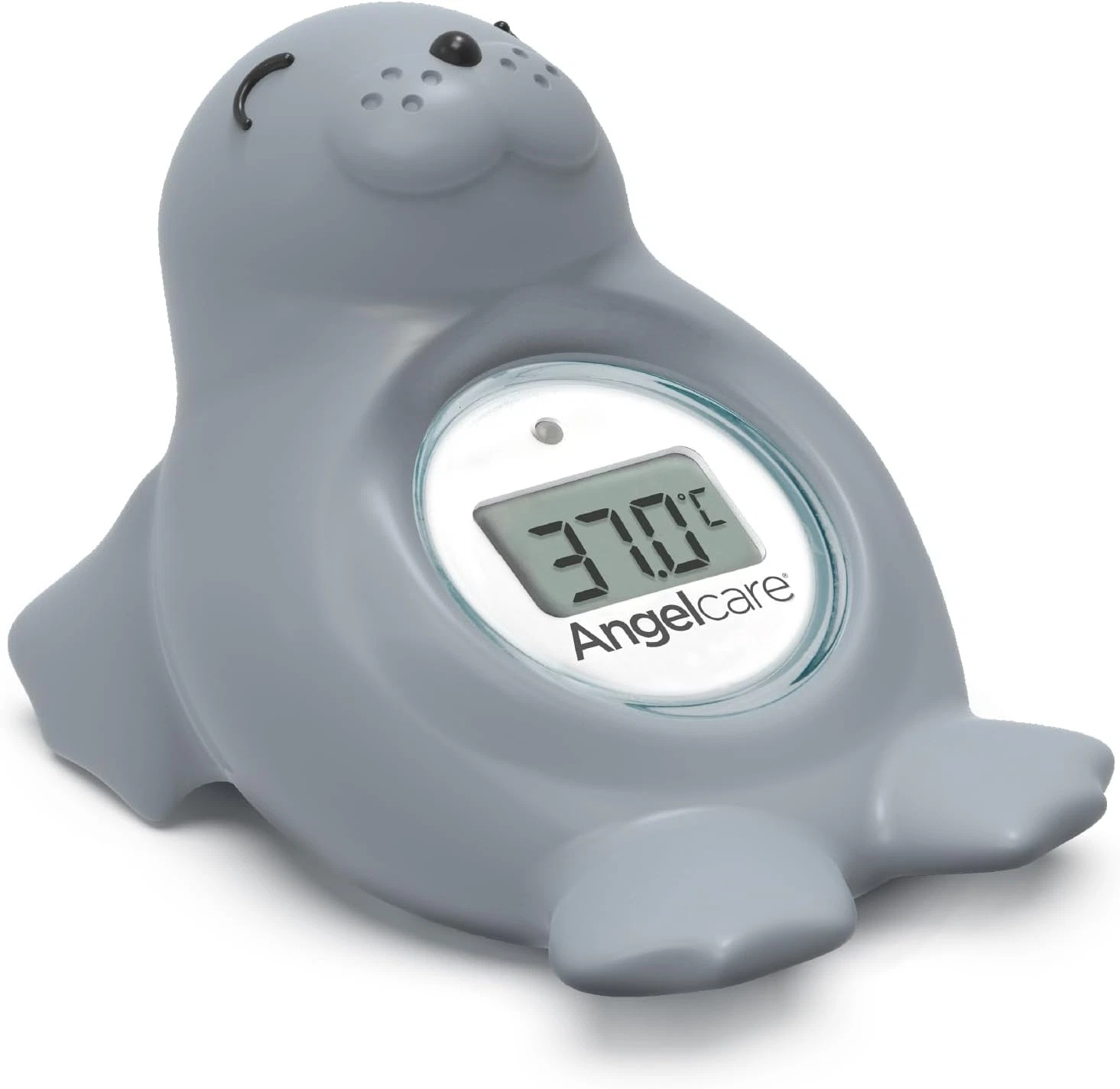 Angelcare Baby Bath Thermometer Room Temperature Monitor Floating Seal Grey