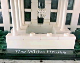 LEGO Architecture 21006 White House.Retired, Should Be Complete, No Box/Instruct