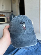 Vintage Stussy Golf Man Hat Cap Navy Embroide...