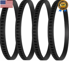 4-Pack Band Saw Rubber Tires Replacement for 6in Portable Bandsaws 1/2in Wide
