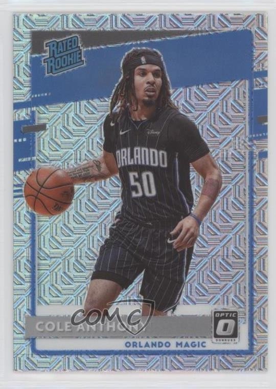 2020-21 Panini Donruss Optic Rated Rookie Choice Prizm Cole Anthony #165 2l4