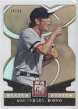 2014 Panini Donruss Elite Status Gold Die-Cut 34/49 Koji Uehara #68 0a1