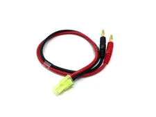MT Racing Mini Tamiya To Banana Plug 12" Charge Lead MTR1015