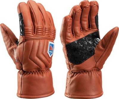 Leki Marbec 3D Gloves, Maroon, 7