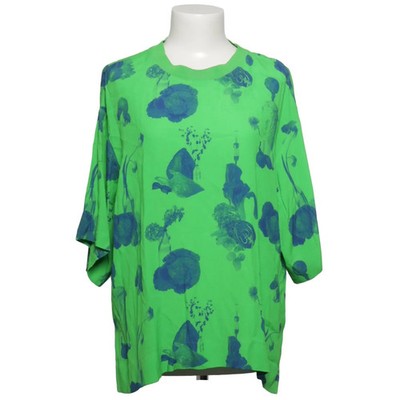 Weekday, Bluse, Größe: XS, model: dania woven top, Grün/Blau, Viskose #Fkx