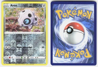 Aron 087/159 Common Crown Zenith Pokemon Reverse Holo Near Mint