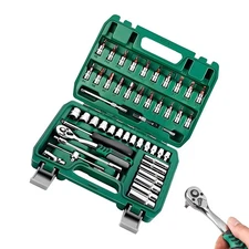 53 Pcs 6 Point Socket Set Master Drive Impact Socket Set Wrench Socket Set