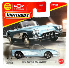 Matchbox 1958 Chevrolet Corvette C1 Cabrio 22/125 2026 1:64 Modellauto Spielzeug
