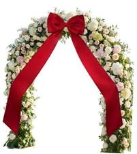 Giant Bow Decoration,Big Bow for Home Wreath Wall Backdrop Wedding Red