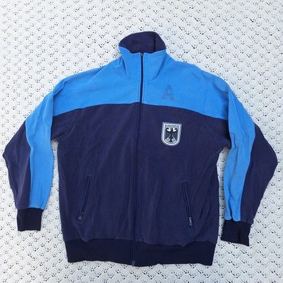 Vtg Adidas Bundeswehr West Germany Army Navy Zip Up Track Jacket