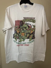 Junk Food clothing TMNT ninja turtles vintage style t shirt size M NWOT