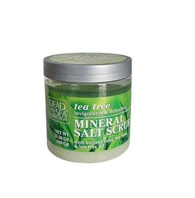 Dead Sea Collection Tea Tree  Mineral Salt Scrub 23.28fl.oz